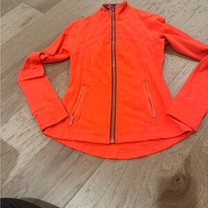 Lululemon Define Jacket Red with Black Zipper VGUC size 4